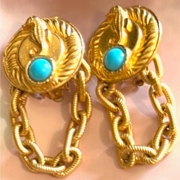 Vintage Seahorse earrings - Picture 1 of 2